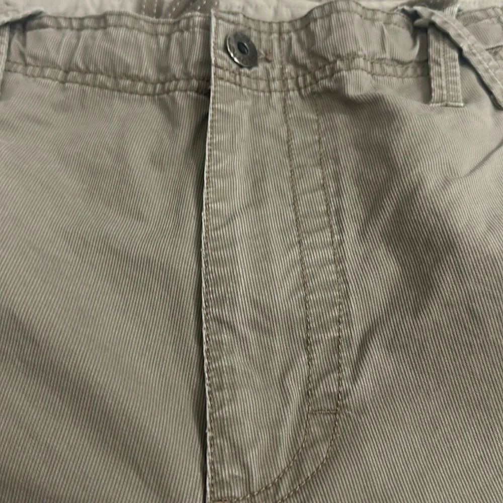 Jordan Cargo Shorts Mens 40 Brown Ripstop Military Baggy Drawstring
